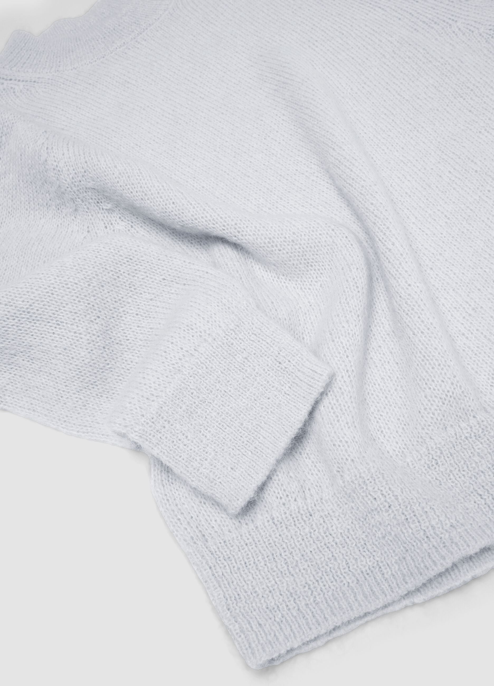 Mohair Crew Neck in Light Beige
