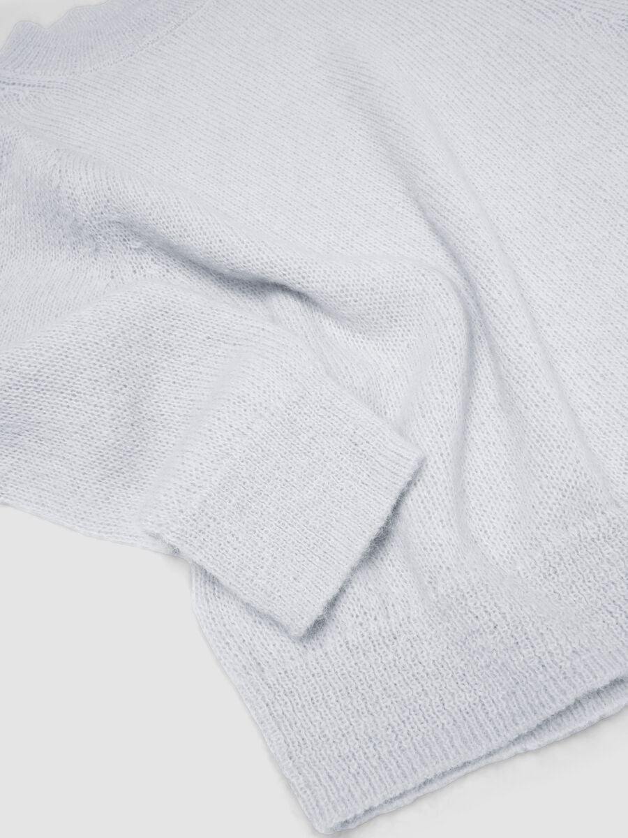 Mohair Crew Neck in Light Beige_6