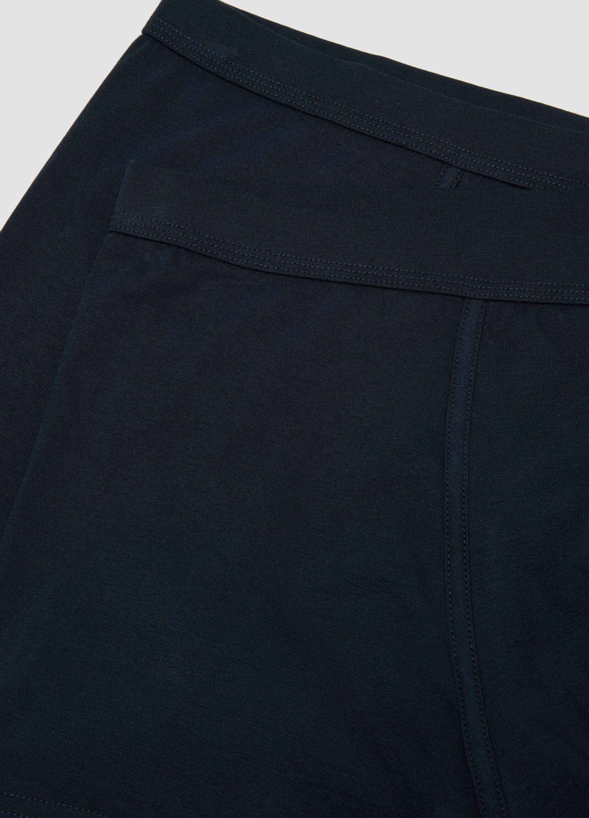 2-pack of blue stretch Supima cotton boxers
