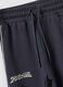 Black oversized cotton-blend jogging set with MARVEL Spider-Man print for boys_3