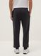 Black Regular Fit Cotton Blend Joggers_2