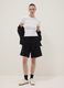 White fitted short-sleeve stretch cotton T-shirt_1