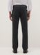 Black cotton blend regular fit jeans_2