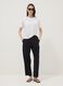 White pure cotton T-shirt with embroidery, regular fit_1