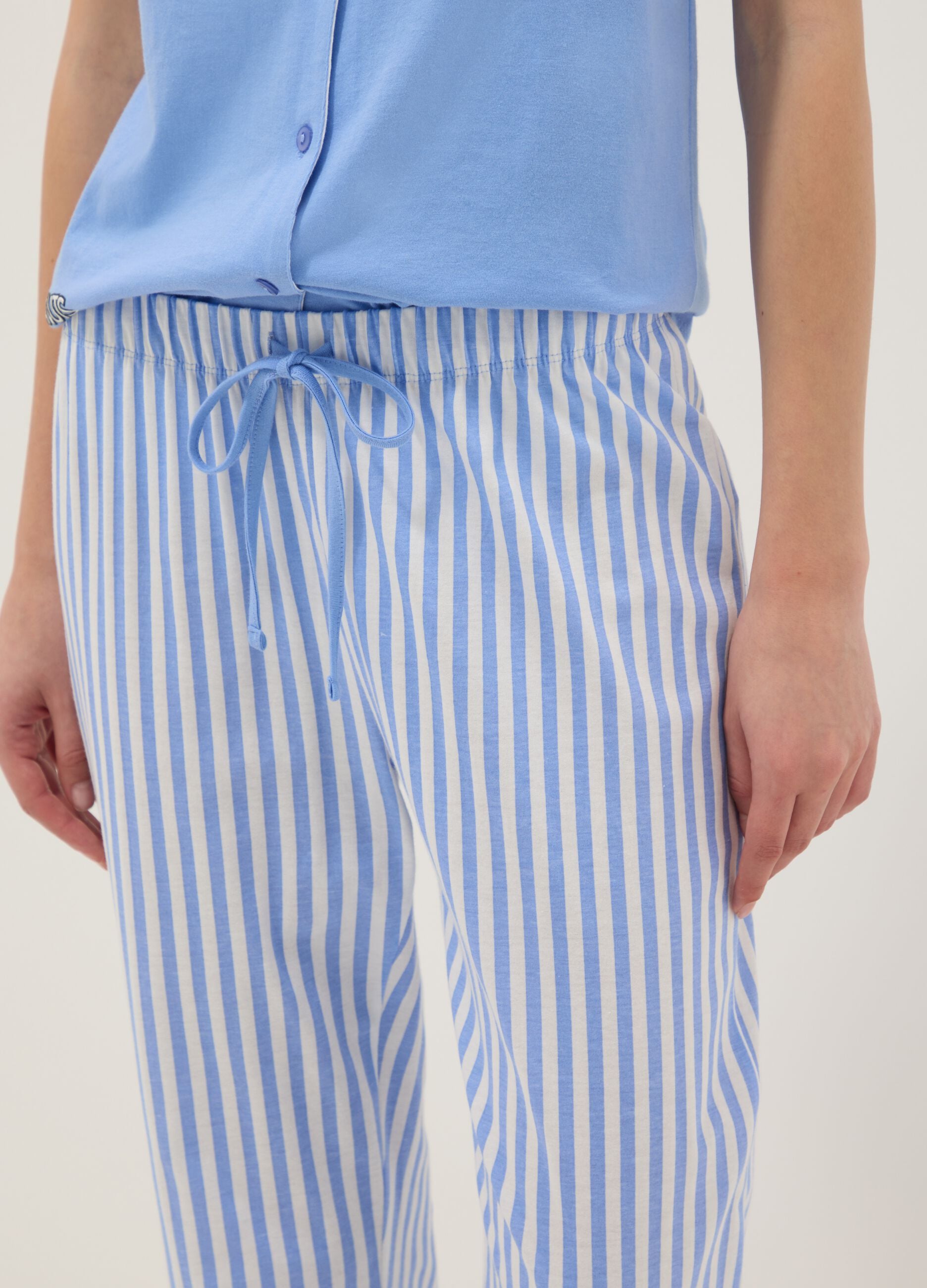 Multicoloured pure cotton regular fit pyjamas with Peanuts