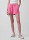 Cotton and Lyocell Blend Shorts_1