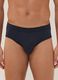 Bipack di slip blu in cotone Supima elasticizzato_1