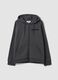 Grey cotton-blend hoodie with relaxed-fit slogan_4