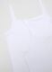 Girl's white tank tops bipack in pure cotton regular fit_3