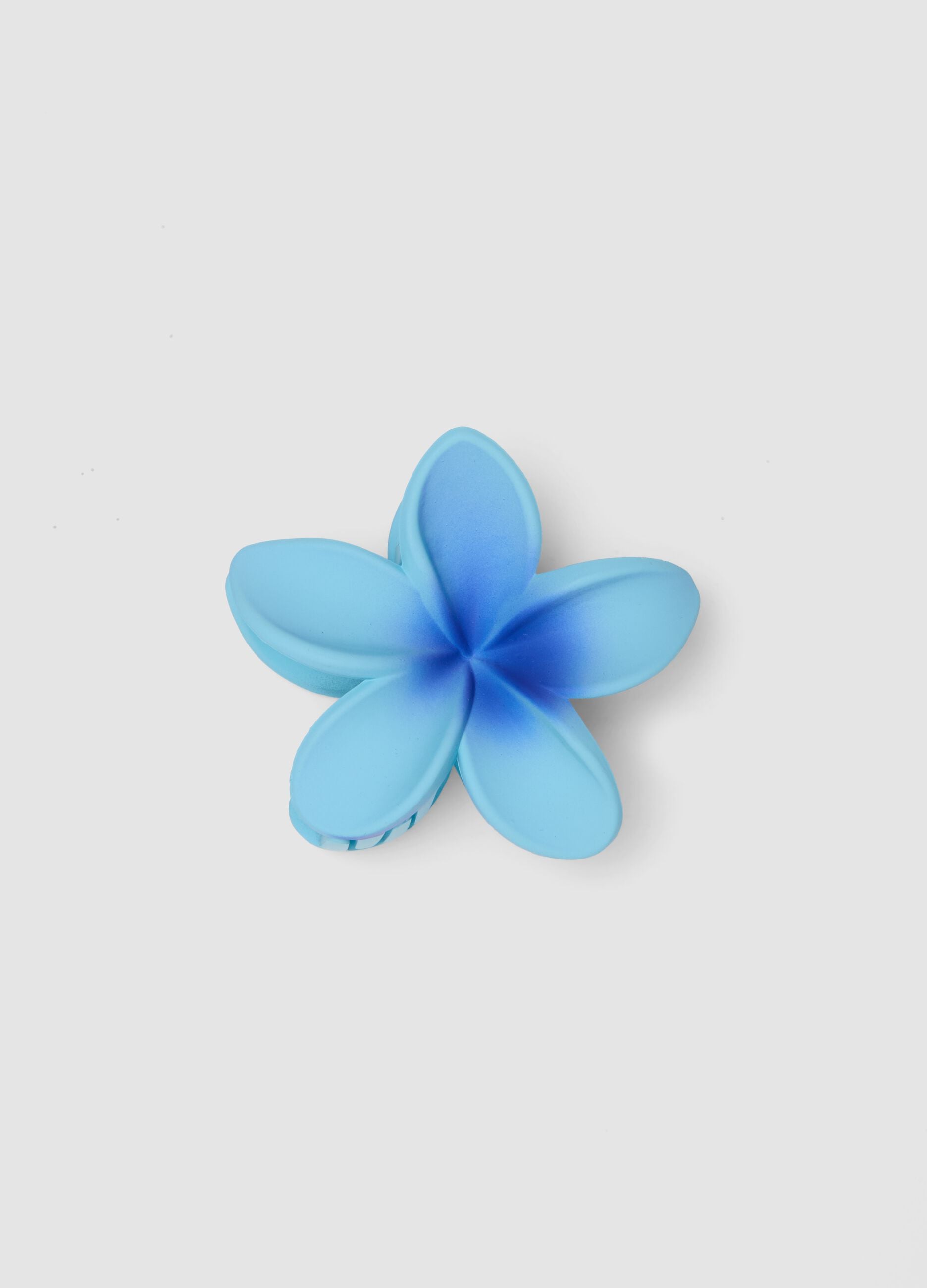 Blue Flower-Shaped Hair Clip for Girls