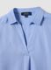 Light blue pure viscose shirt with classic collar, regular fit_5