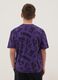 Purple short-sleeved pure cotton T-shirt_1