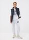 Pantaloni jogger grigi in puro cotone_1