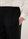 Pantaloni neri con vita elasticizzata wide leg_3
