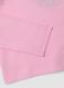 Pink crew-neck T-shirt in 100% organic cotton_3