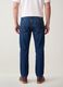 Regular tapered pure cotton denim jeans_1