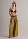 Black triangle bikini top in stretch fabric_0