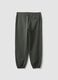 Green relaxed-fit stretch jogger trousers_2