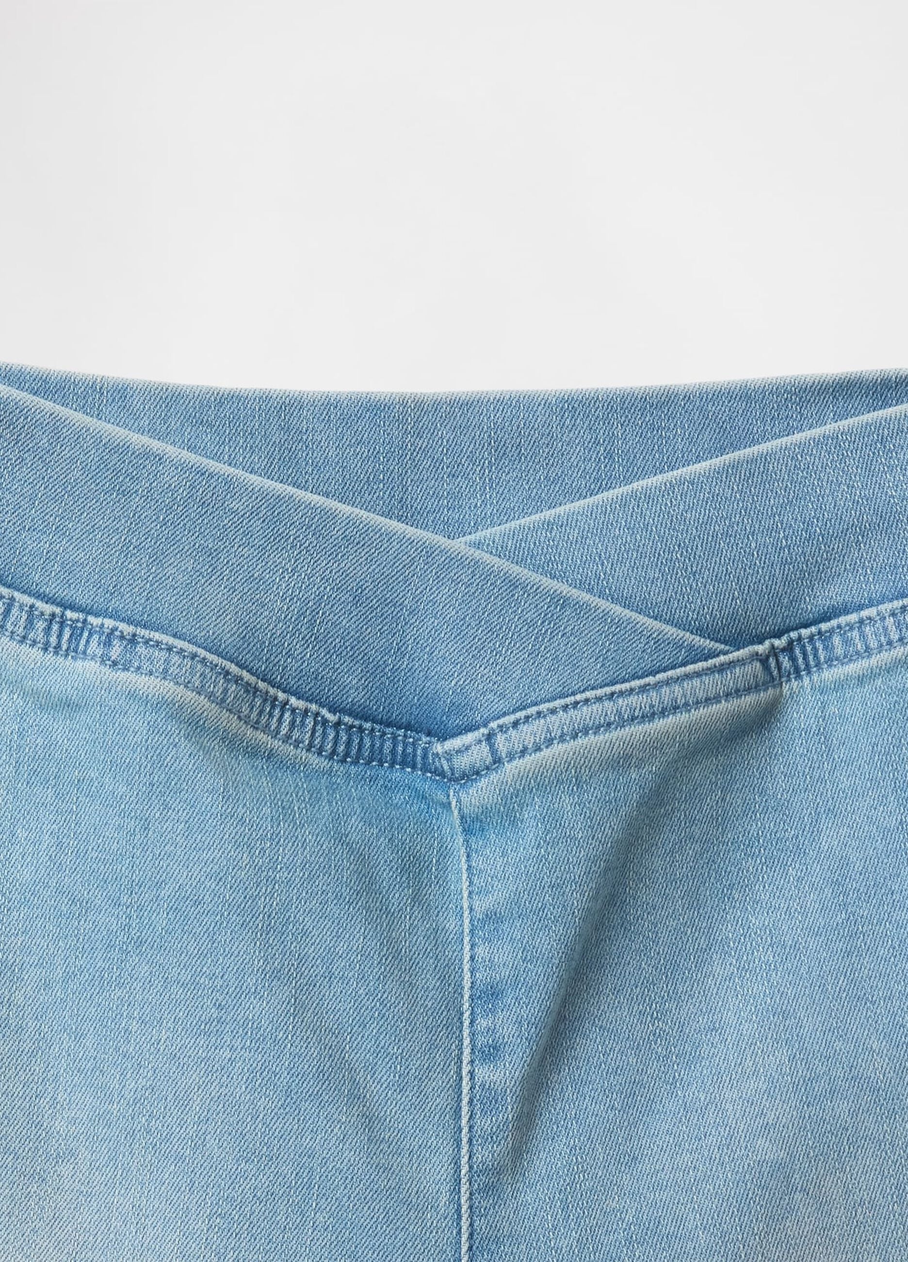 Blue denim shorts for girls