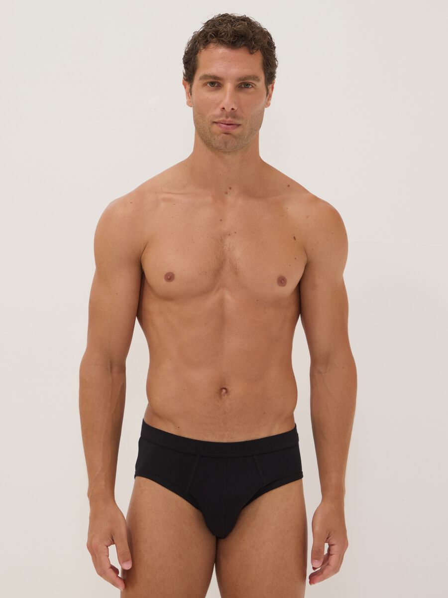 3-pack of black stretch extra-fine cotton briefs_0