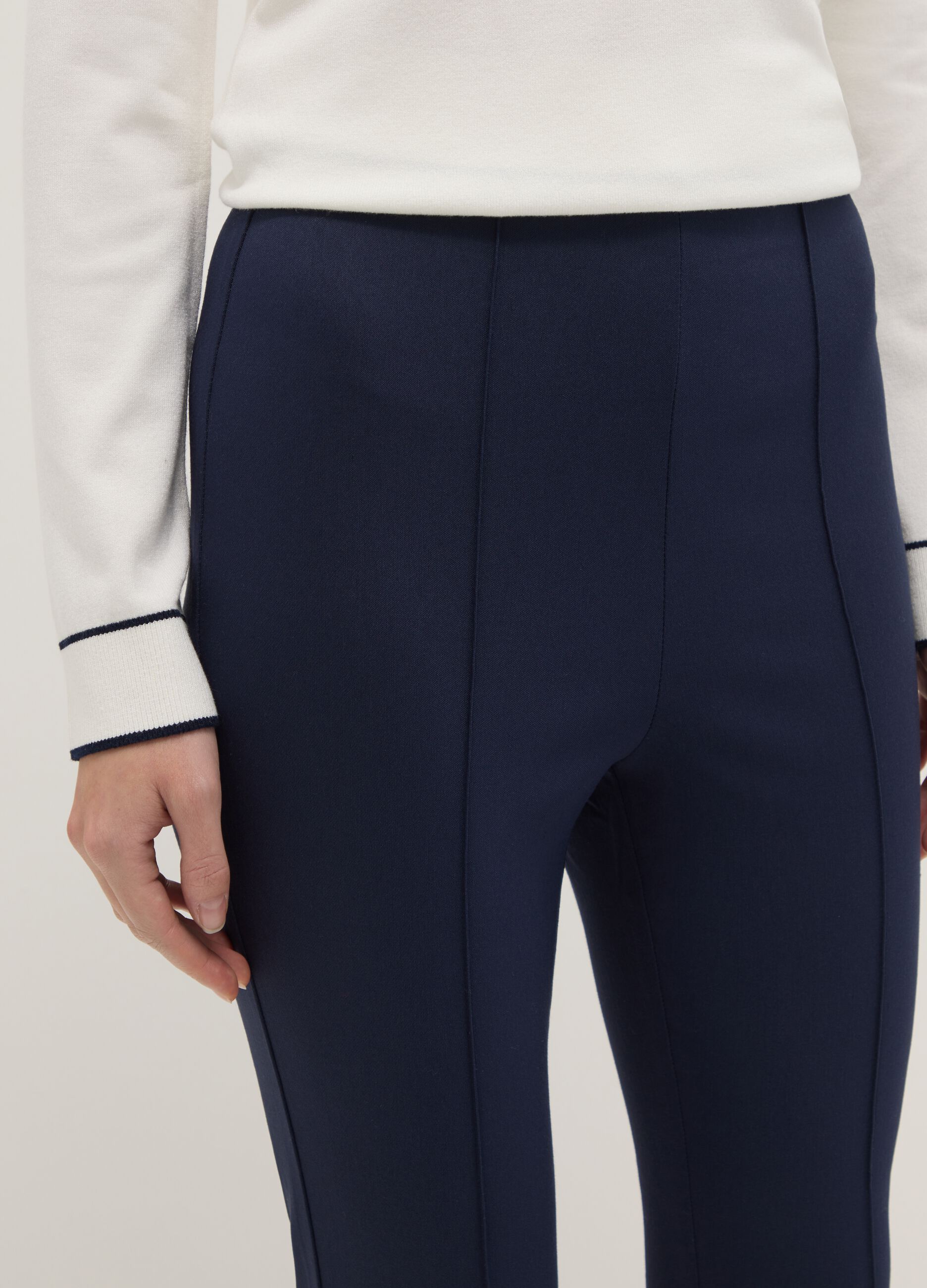 Blue Slim Fit Treggings