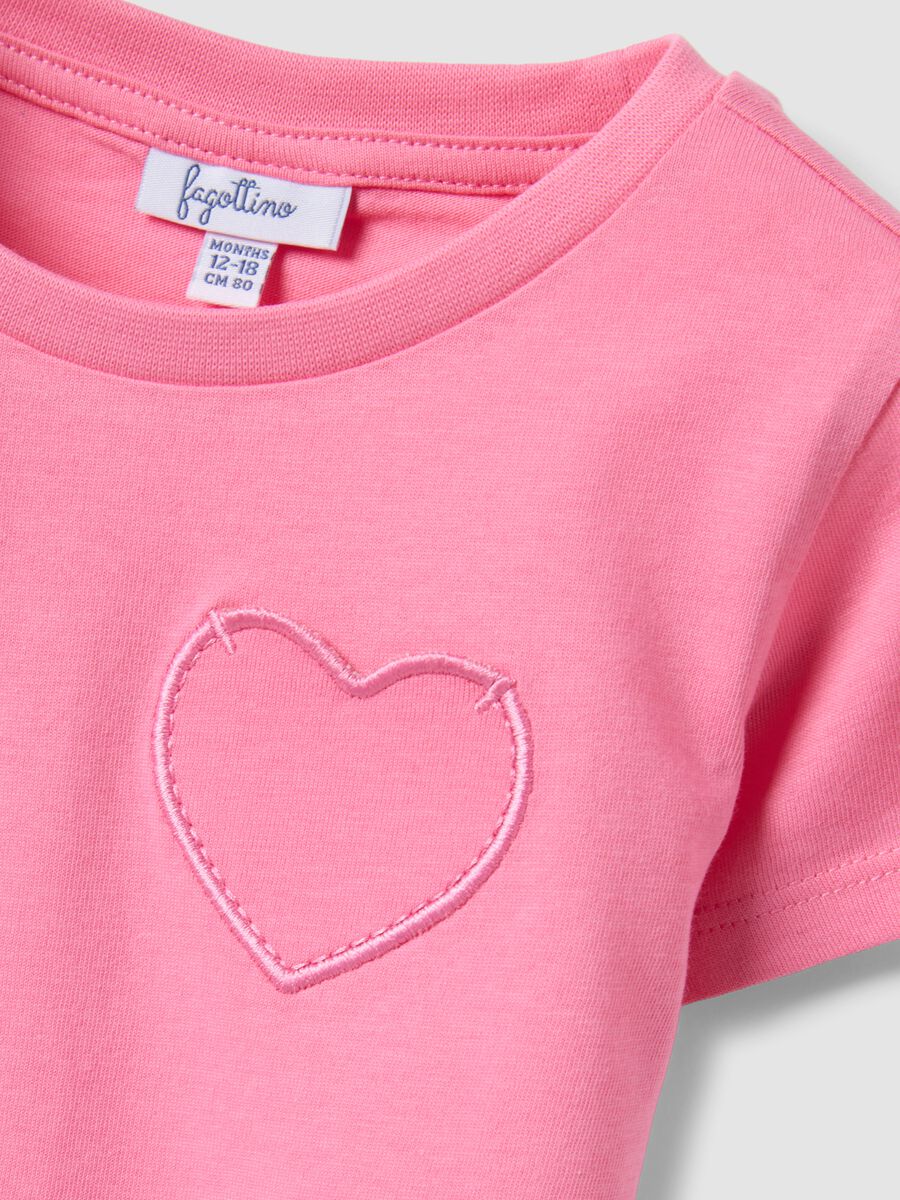 Multicolour pure cotton 2-pack T-shirts for baby girl_2