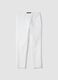 White skinny fit stretch denim cotton blend jeans_4