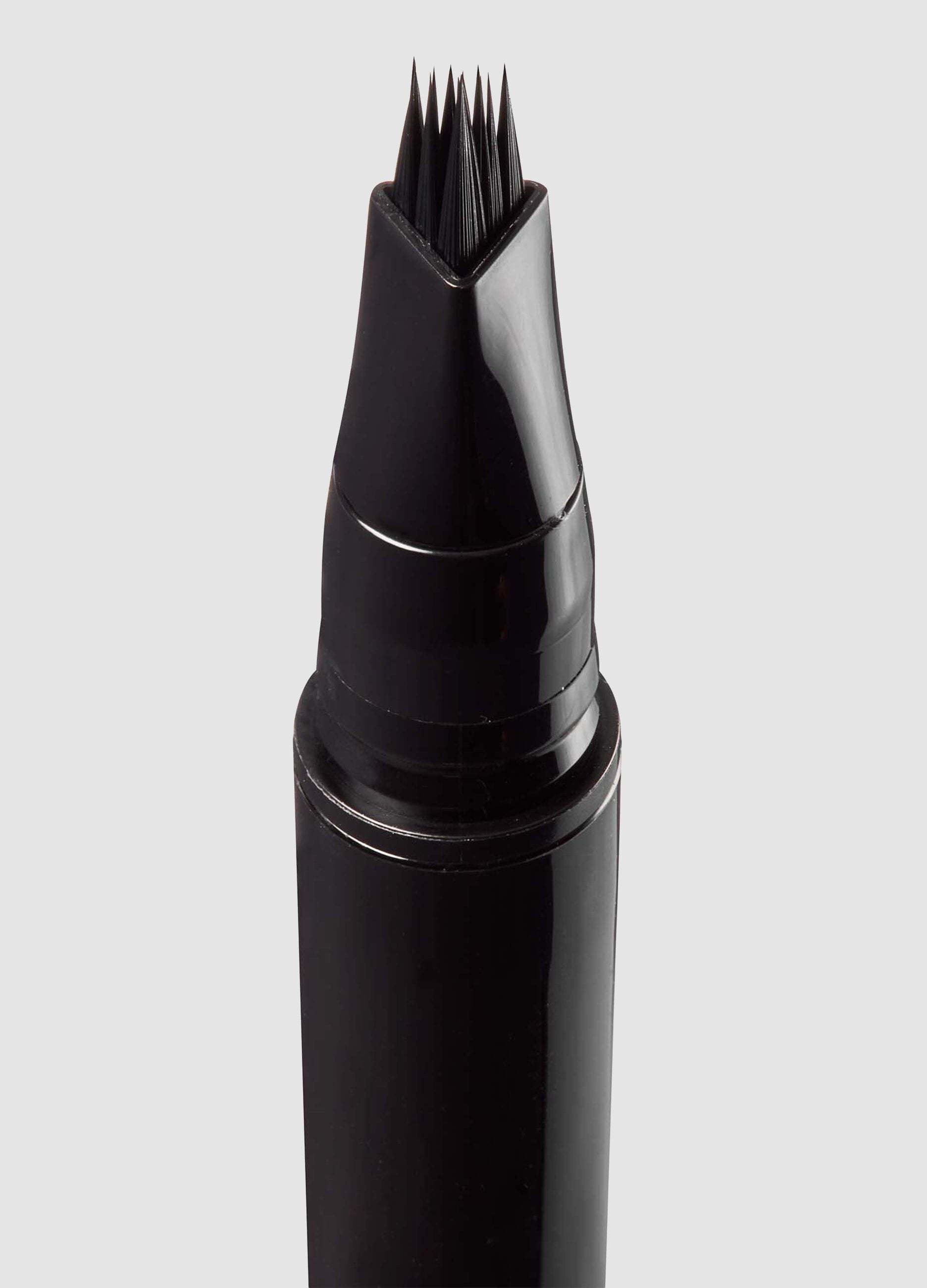 Fluffer Brow Brush Natural Brow Pen Soft Black 0.5 ml