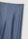 Long grey satin skirt_6