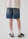 Cotton&ndash;Lyocell Blend Denim Shorts_2