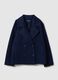 Blue Double-breasted Jacket, Regular Fit_4