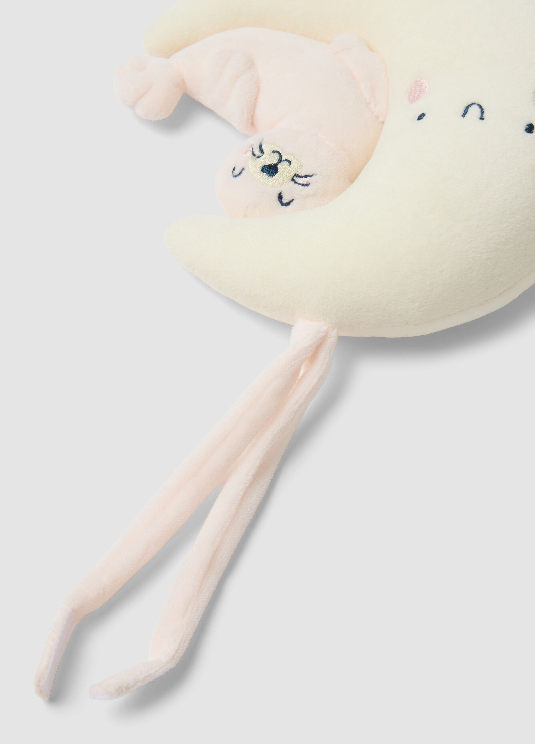 Pink Moon Musical Mobile with Soft Toy