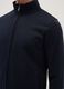 Blue cotton-blend sweatshirt regular fit with full zip_3