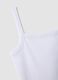 White pure cotton ribbed vest top_5