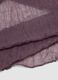 Purple semi-sheer crinkled-effect scarf_1