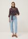 Multicolour long sleeve polka dot blouse regular fit_0