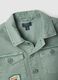 Green oversized fit pure cotton shirt for boys_3
