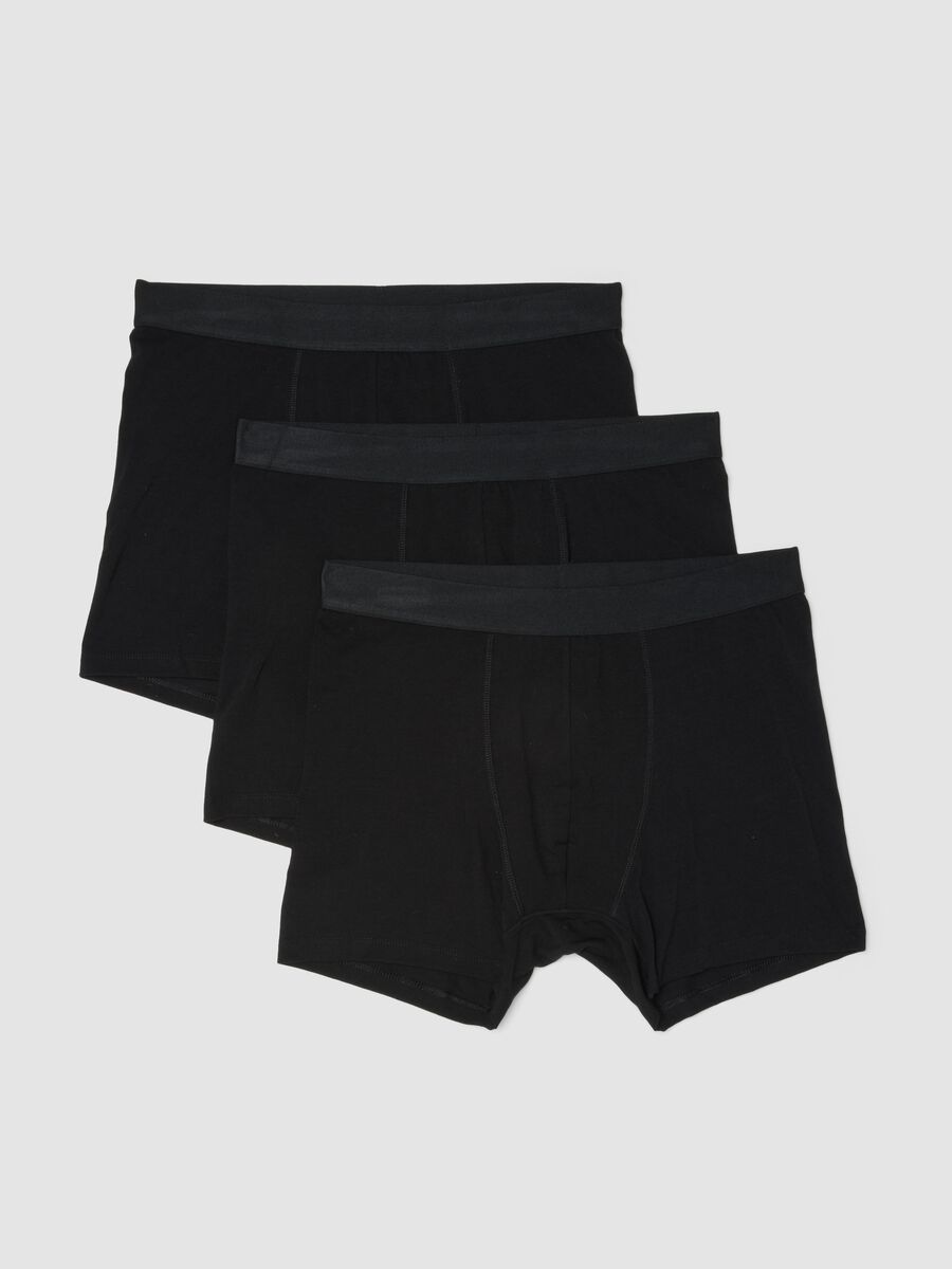 3-pack of black mid-length organic cotton boxers_4