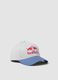 Cappello baseball bianco in puro cotone con ricamo New York Red Bulls_0