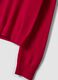 Red pure wool polo-collar jumper_1