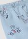Light blue organic cotton printed pyjamas for baby and toddler_3