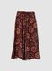 Brown pure viscose palazzo trousers_4