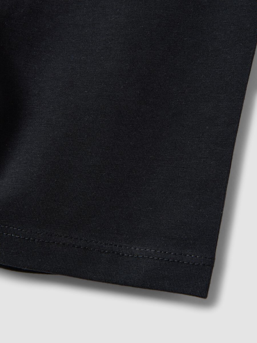Blue organic cotton shorts_3