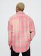 Orange and pink checked cotton Gap shirt_2