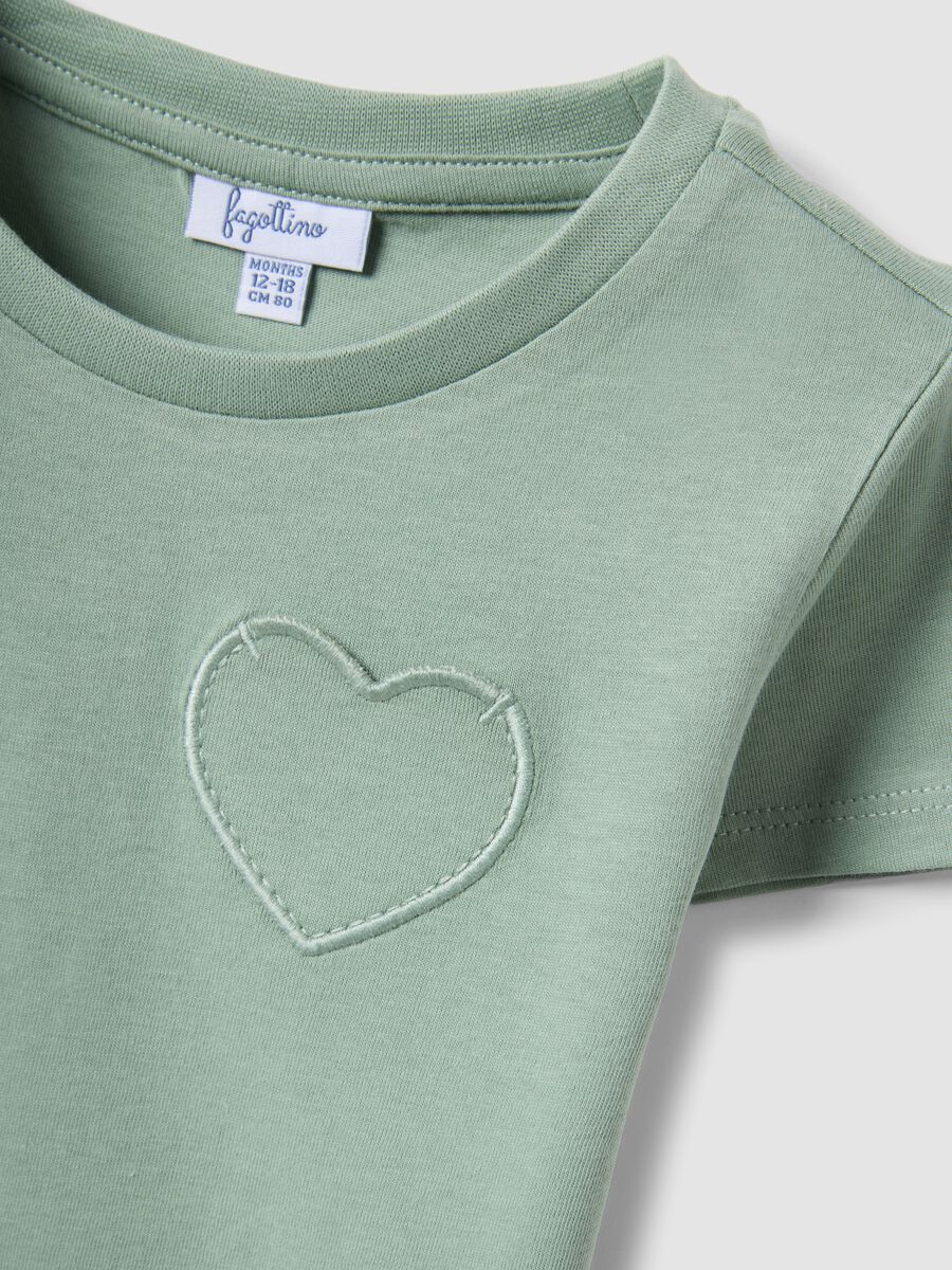 2-pack pure cotton multicolour T-shirts for baby girl_2