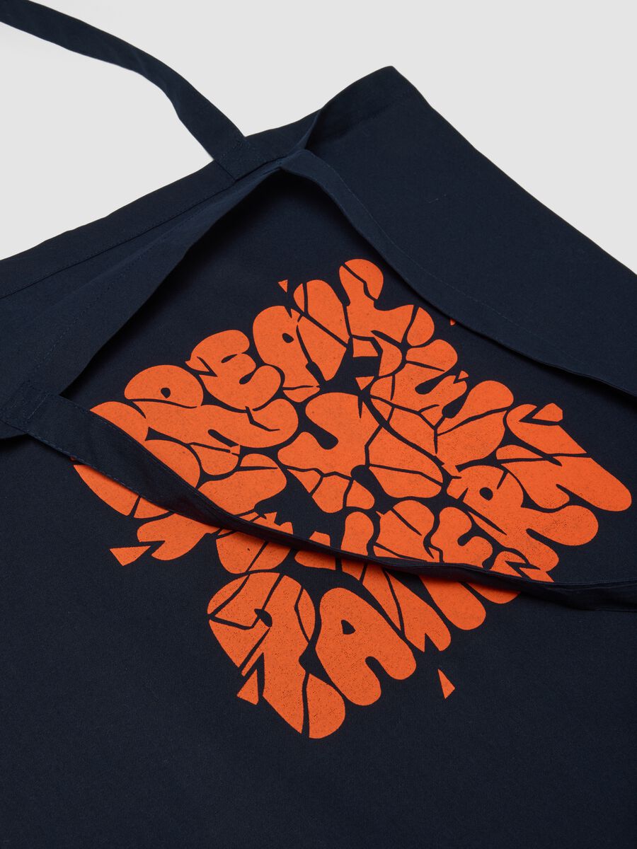 RE-UP tote bag with "Break the Pattern" screen print_1