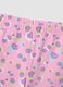 Purple stretch-cotton t-shirt and shorts set for girls, regular fit_3