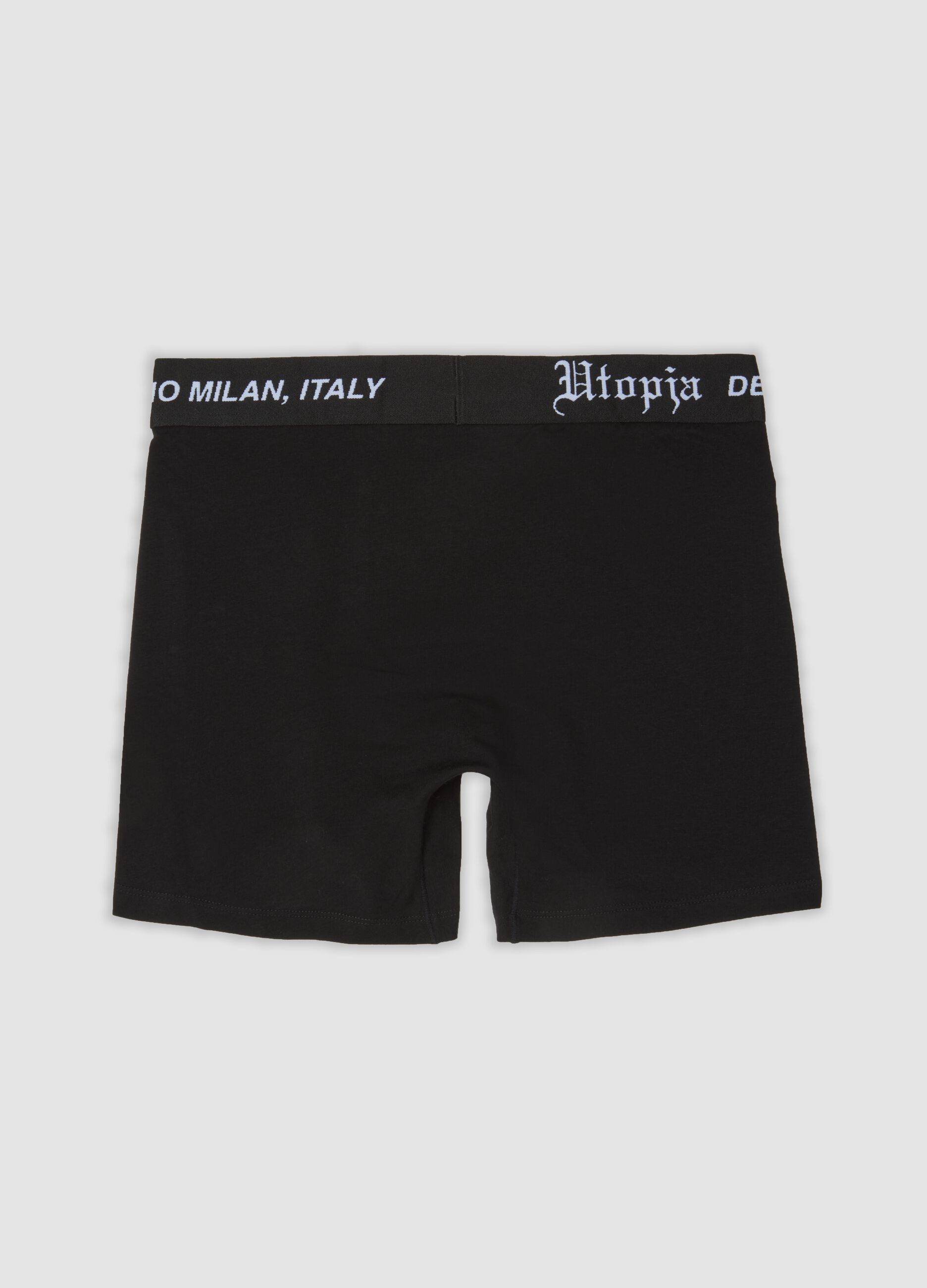 2-Pack Midi Boxer Shorts Black