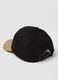 Black and beige pure cotton baseball cap with Los Angeles FC embroidery_1