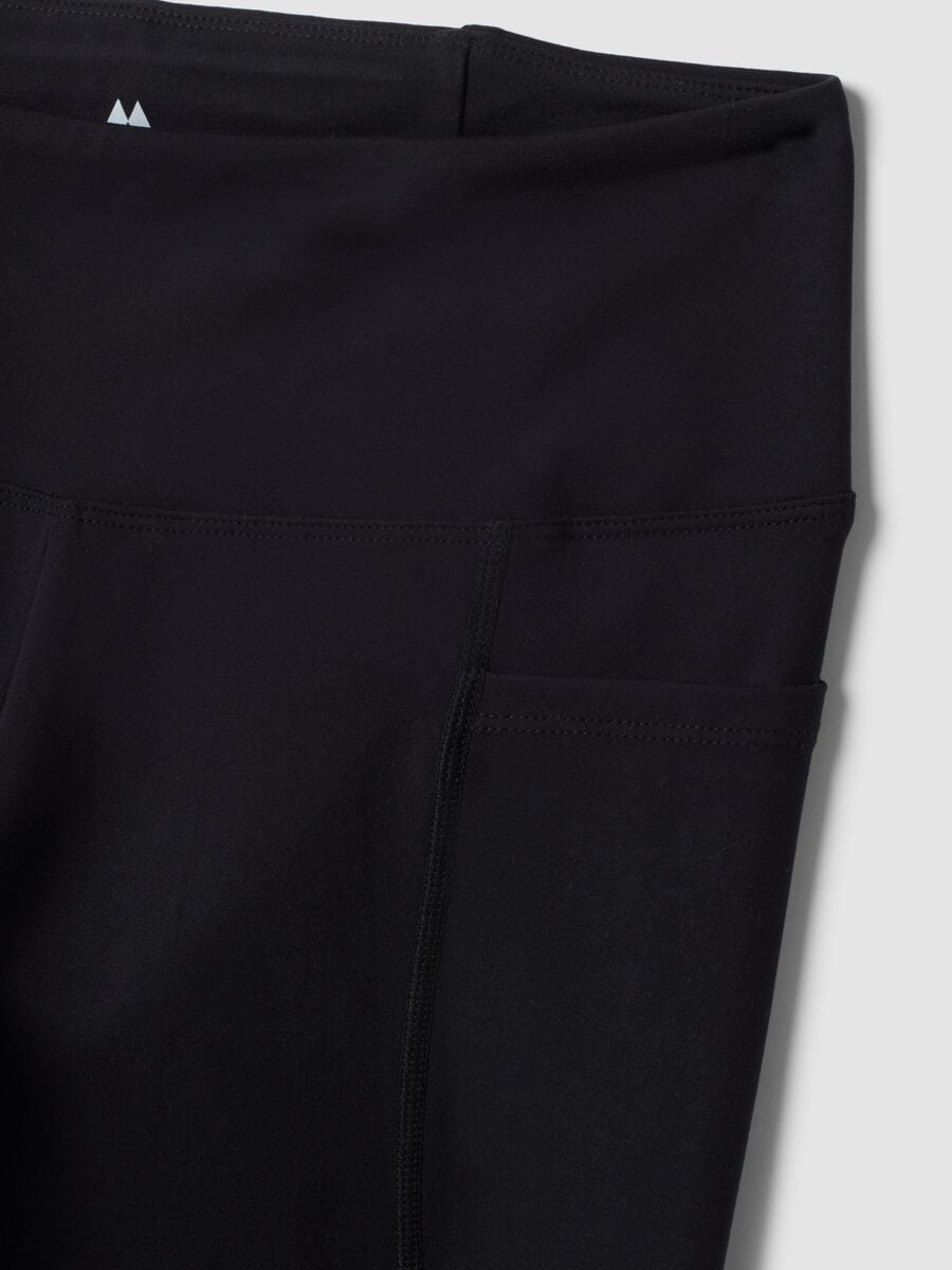 Black stretch-fabric leggings ALTAVIA RUNNING_6
